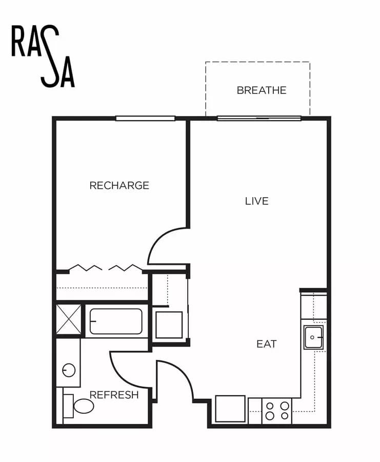 1A 1-305 floor plan