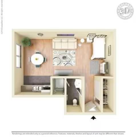 The Beach Pine 812-H floor plan
