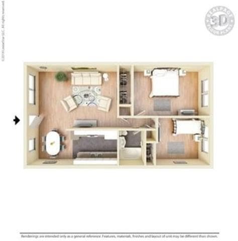 Unit 824-K 824-K floor plan