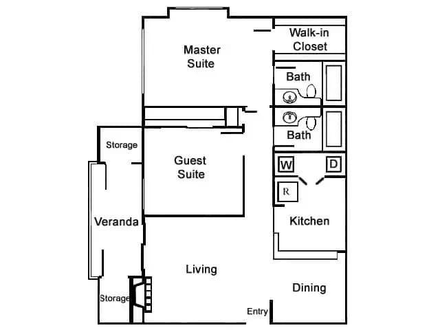 Unit R202 R202 floor plan