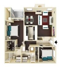 2x2-975 74-366 floor plan