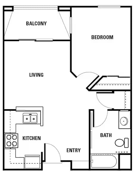 UNIT A floor plan