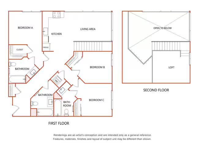 D1 Loft 603 floor plan
