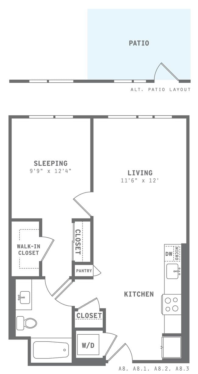 A9 416 floor plan
