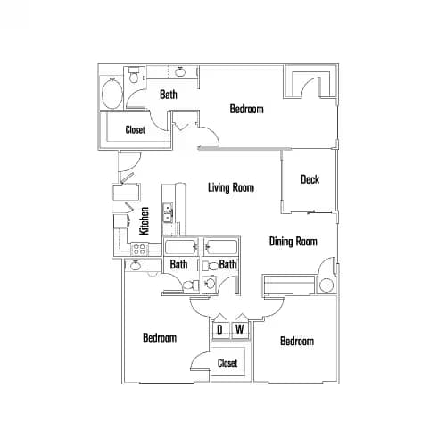Beethoven 003-100 floor plan