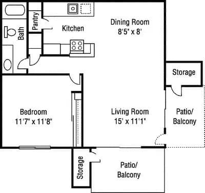 Unit 270 270 floor plan