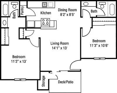 Unit 205 205 floor plan