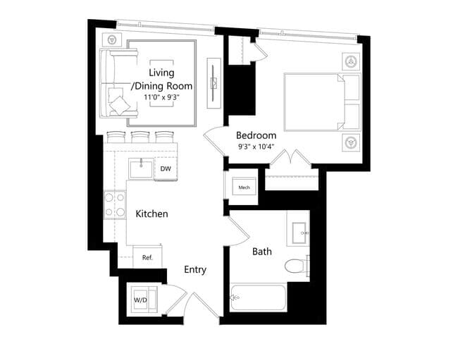 Verde A08 0710 floor plan