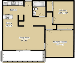 2x1 111 floor plan