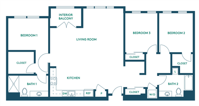 3Bed/2Bath A - Signature 349 floor plan