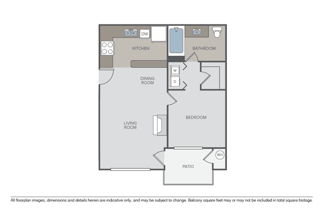 1 Bed • 1 Bath
3D Tour 0132 floor plan
