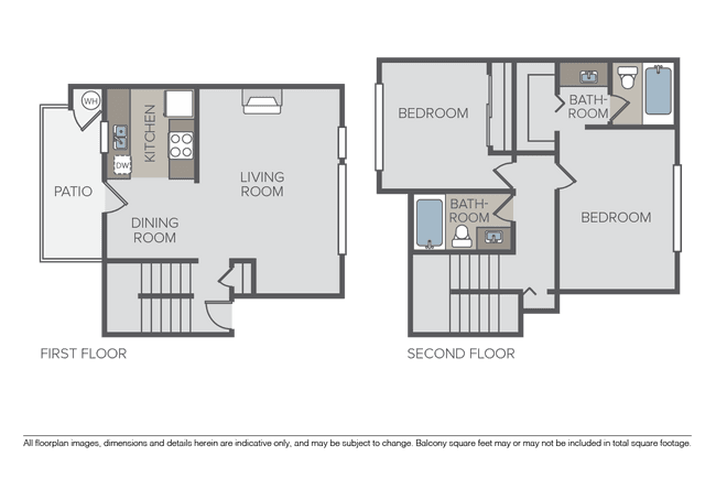 Plan 2C Townhome 1314 floor plan