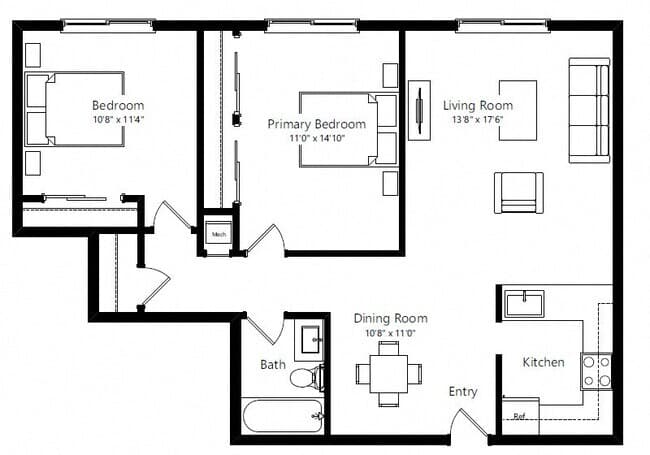 B5-P PF104 floor plan