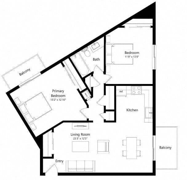 B9-P PD207 floor plan