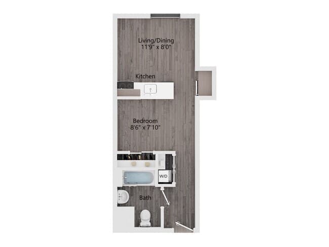 Studio 215 floor plan