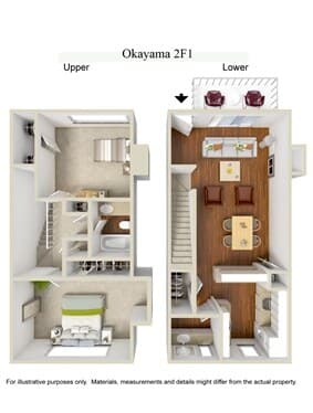 Okayama 106 floor plan