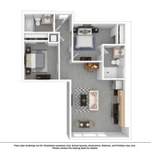 2x2 B E321 floor plan