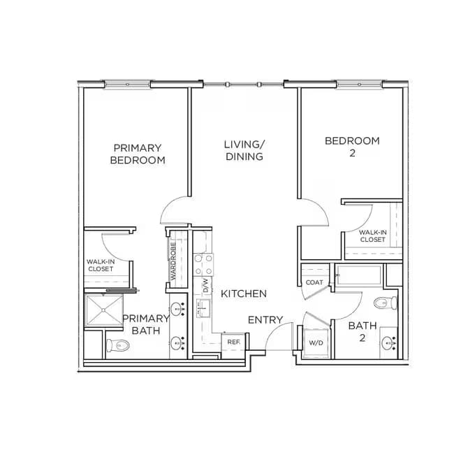 B2 334 floor plan