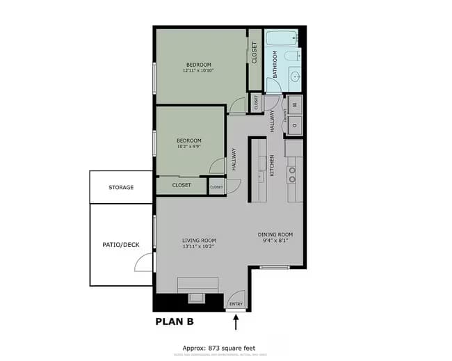 Unit 7318G 7317-7317B floor plan