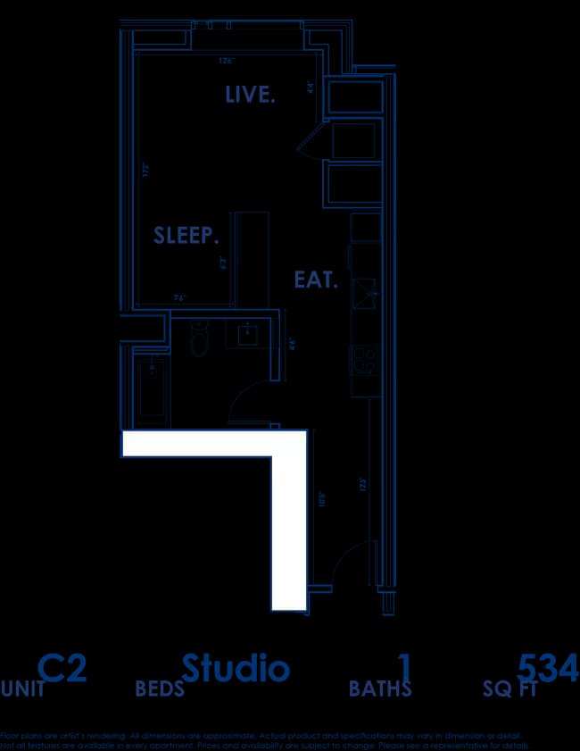 C2 1105 floor plan