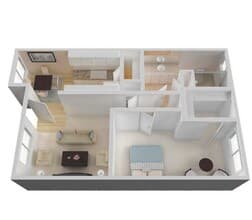 1/1 31 floor plan