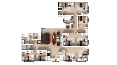 2 Bedroom | 1 Bath B Shared-Standard floor plan