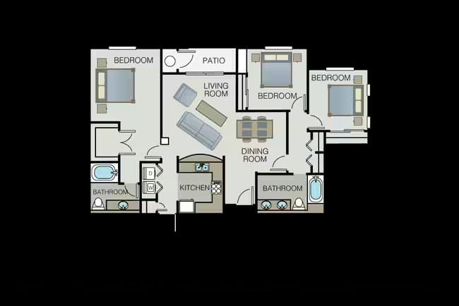 Plan 3A MC141431 floor plan