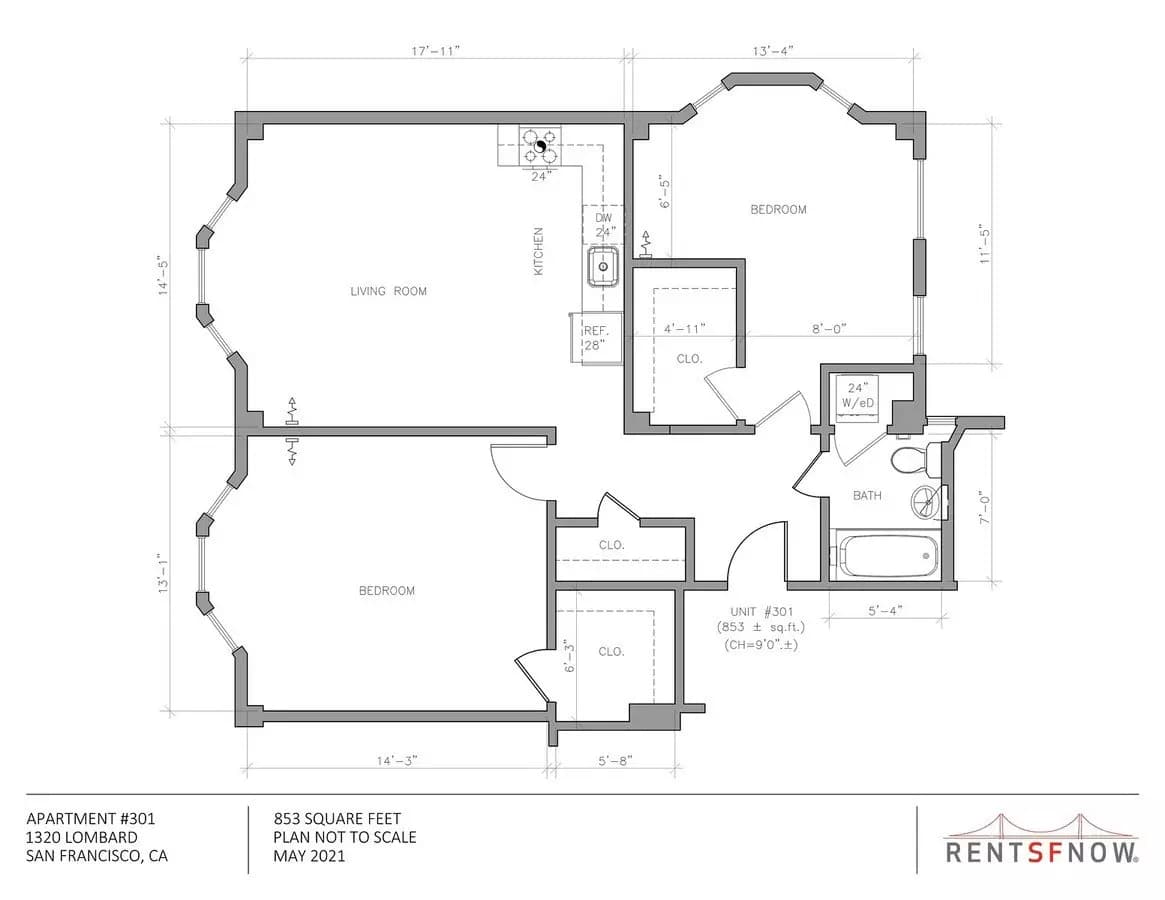 Unit - - floor plan