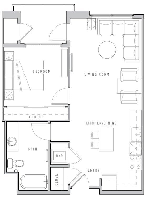 A1 D409 floor plan