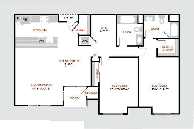 Plan 2F 306 floor plan