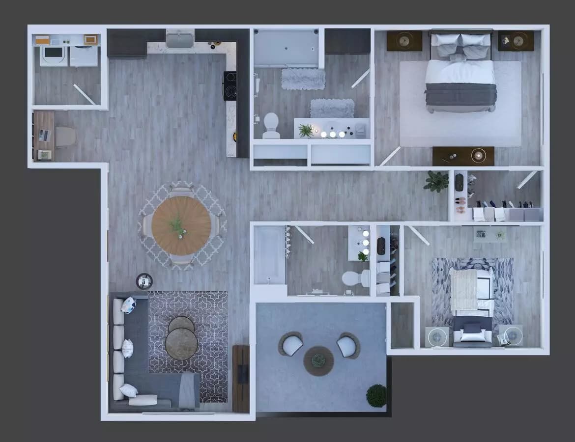 Unit N203 N203 floor plan