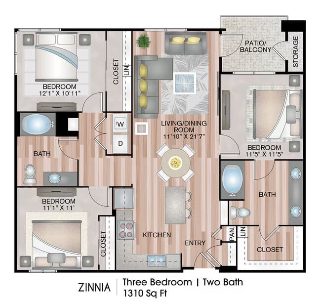 Zinnia 01-6670330 floor plan