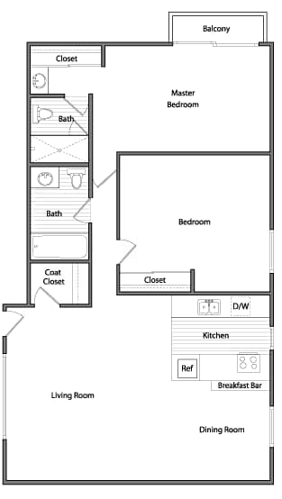 Livorna 2x2 floor plan