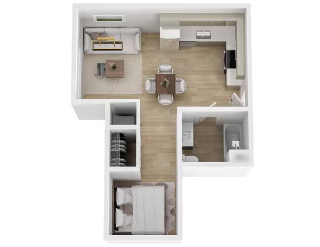 Studio • 1 Bath 405 floor plan