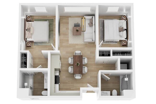 T3 207 floor plan