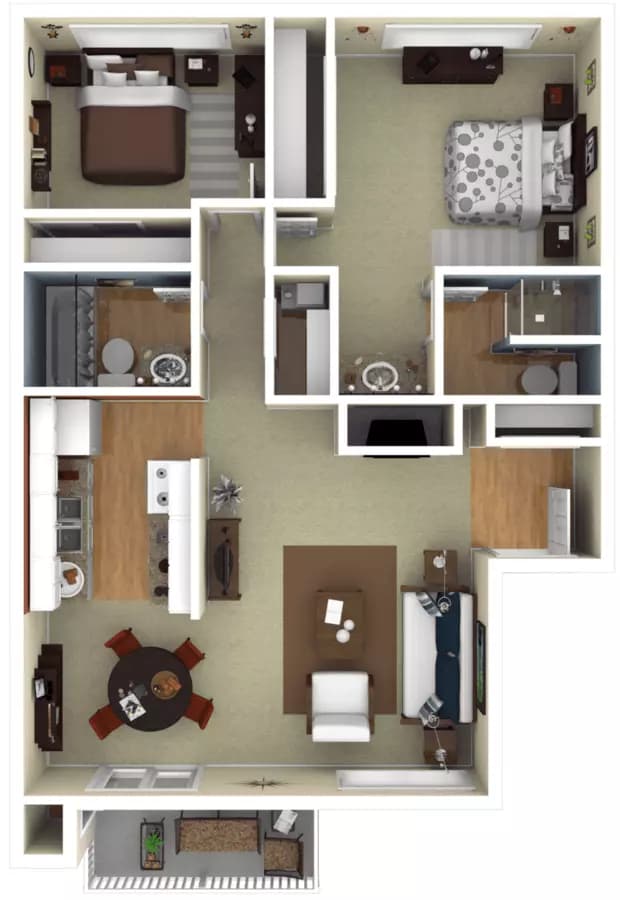Residence 4 Luxury Q009 floor plan