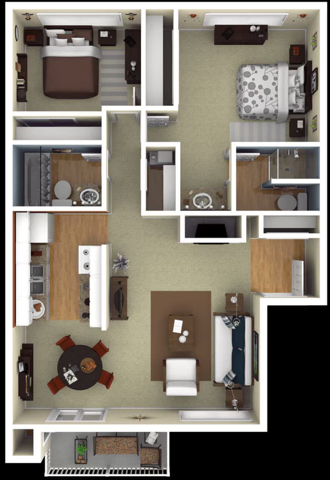 Unit K011 K011 floor plan