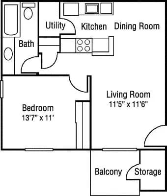The Monterey 310-3115 floor plan