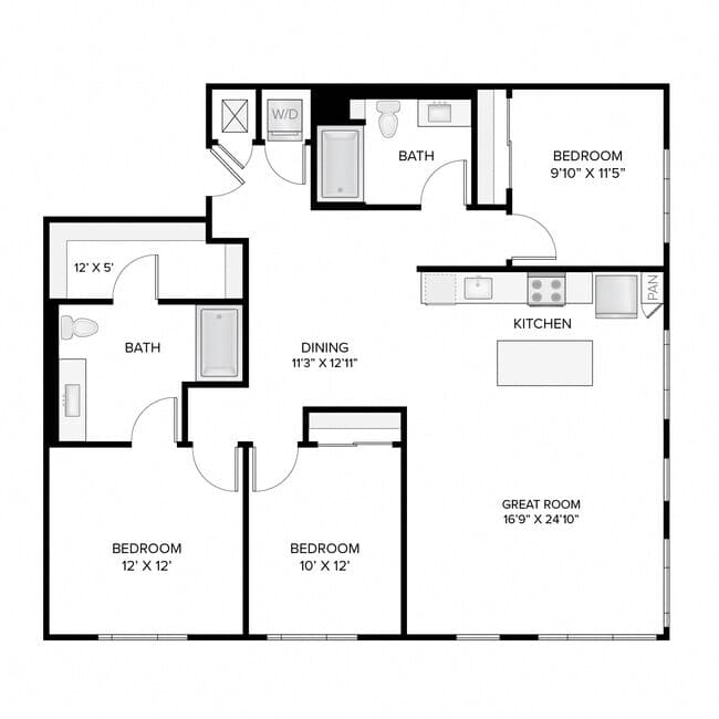 The Fallon Deluxe Reverse 686B floor plan
