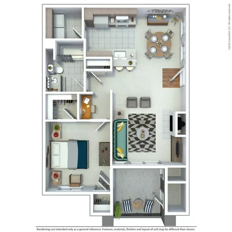 Residence 1 539 floor plan