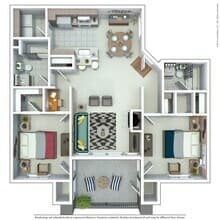2 Beds • 2 Bath 176 floor plan