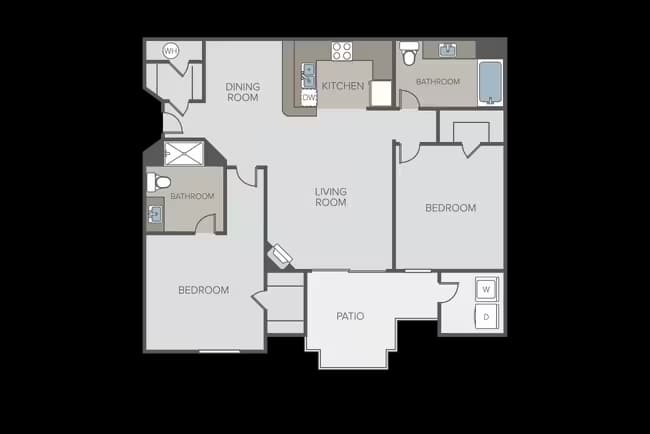 Unit 1433 0515 floor plan