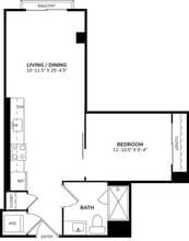 A1 306 floor plan
