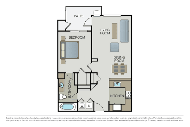 1 Bed • 1 Bath
3D Tour 357 floor plan