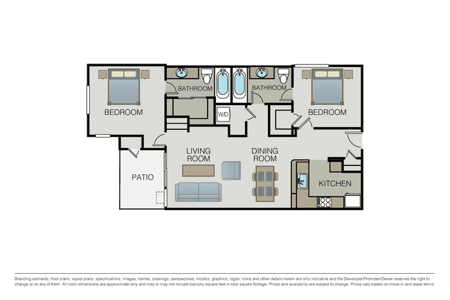 The Harcourt 107 floor plan