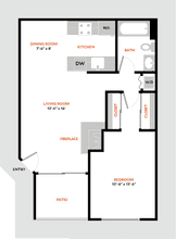 Plan 1AR 4309 floor plan