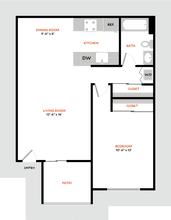 Plan 1CR 1226 floor plan