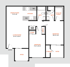 Plan 2BR 3114 floor plan
