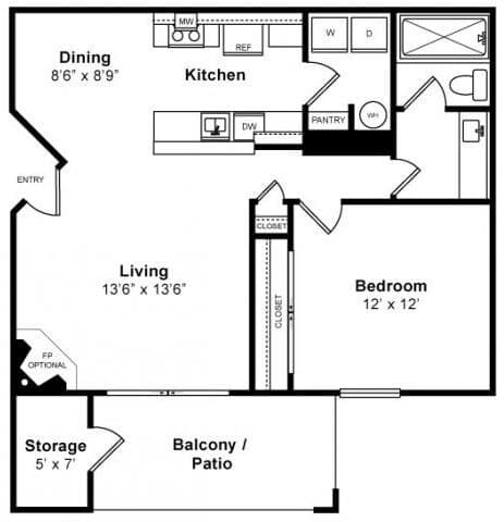 Santa Barbara 16-103 floor plan