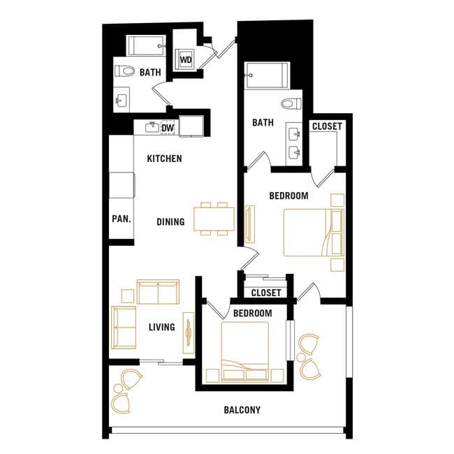 B7 412 floor plan
